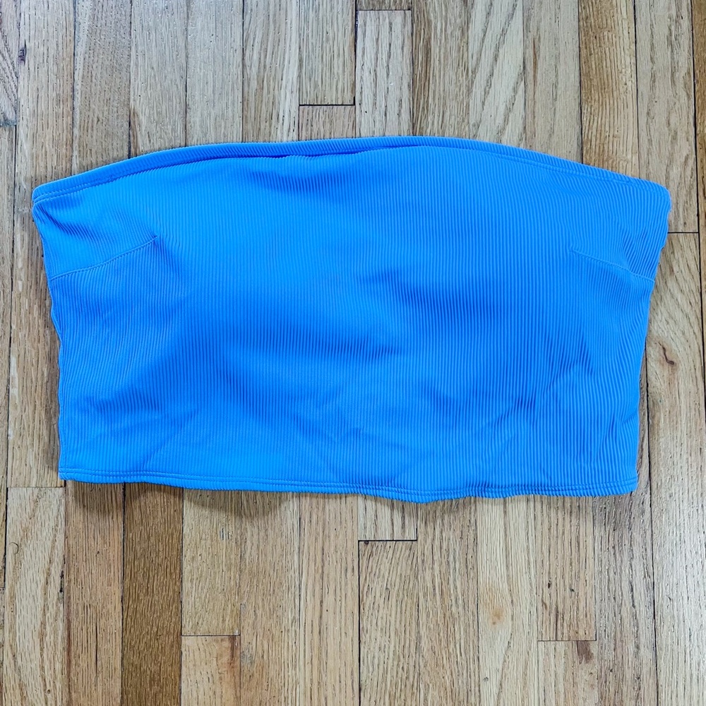 NWOT Aerie Ribbed Bandeau Bikini Top | XL